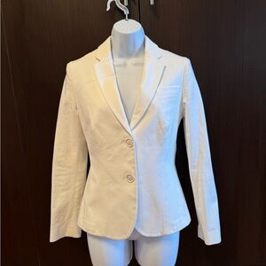 La Perla Women's White Cotton  Blazer size EU38/ US small